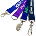 Polyester Lanyard - 7 Days Rush (Screen Print 3/4" X 36")